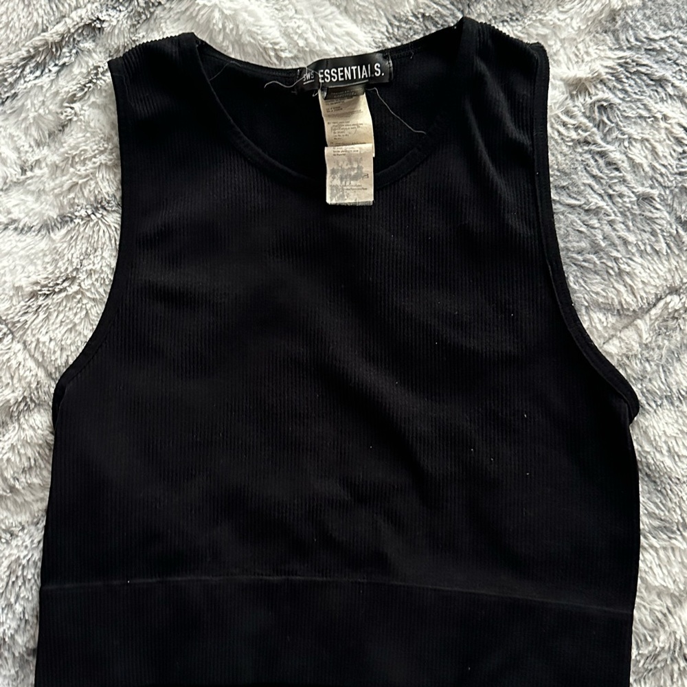 Essentials Women's Black Tank Top
